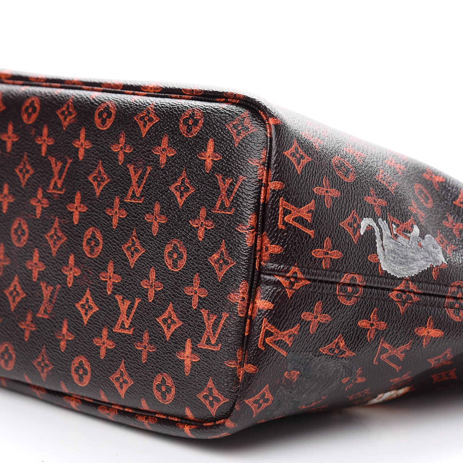 Louis Vuitton Catogram Neverfull MM Marron 9 of 9