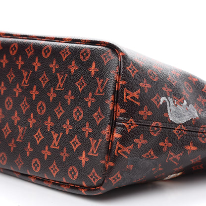 Louis Vuitton Catogram Neverfull MM Marron 9 of 9