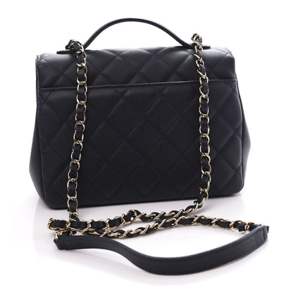 Chanel Caviar Quilted Small Business Affinity Flap Navy 2 of 10