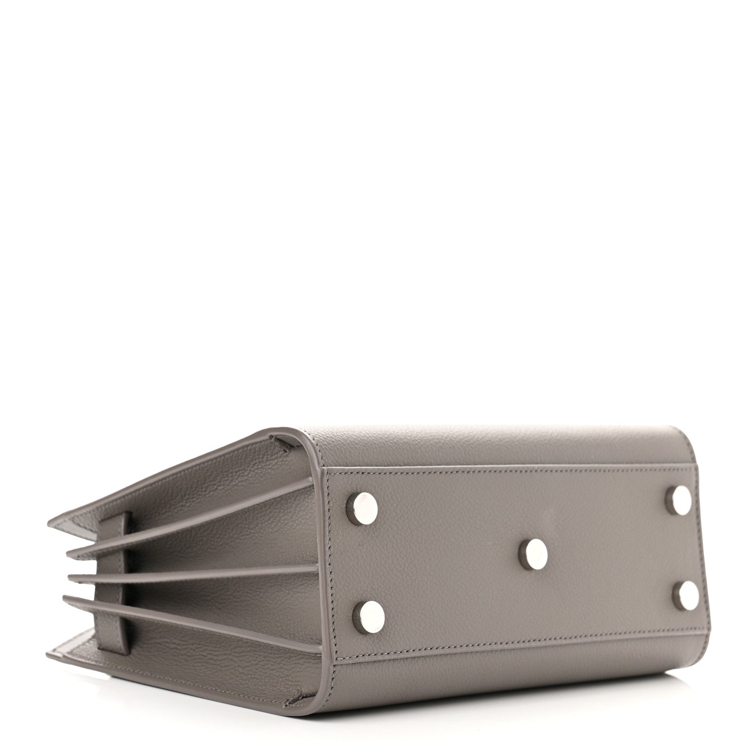 Saint Laurent Grained Calfskin Nano Sac De Jour Fog 4 of 10