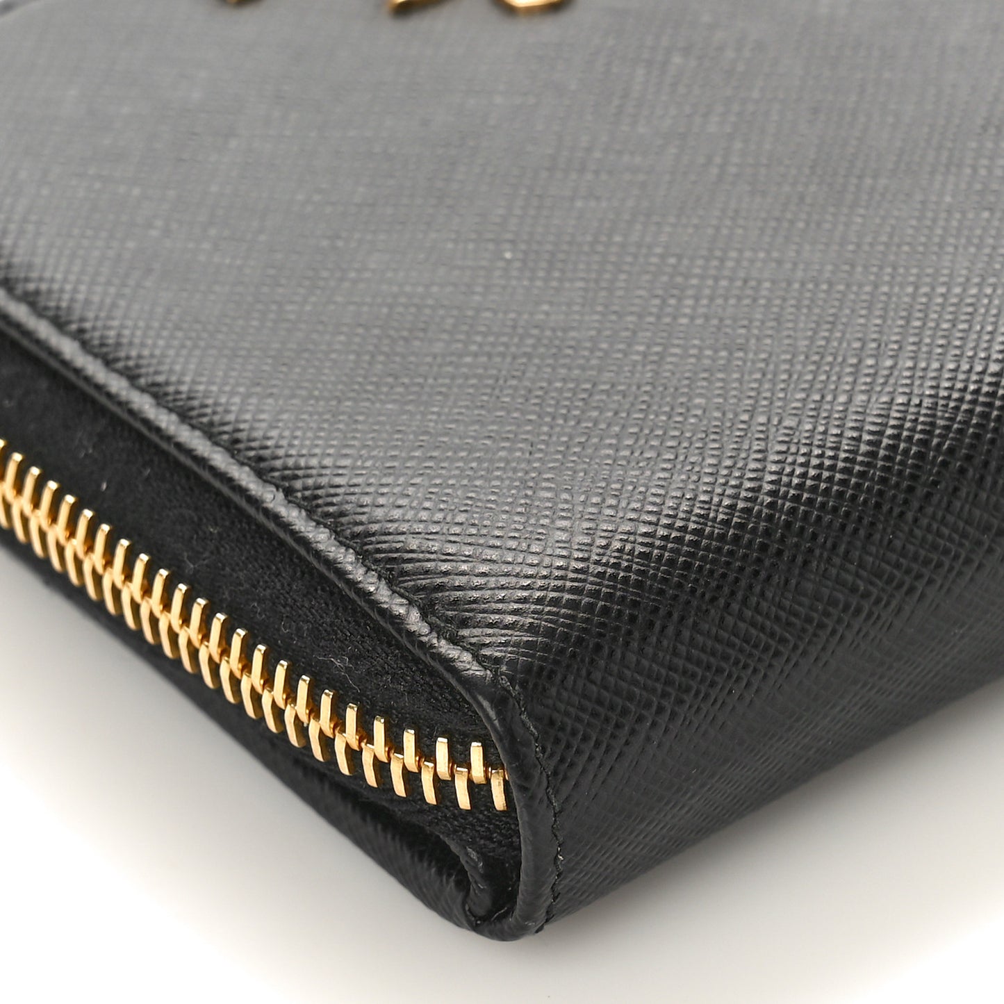 Saffiano Metal Coin Purse Black