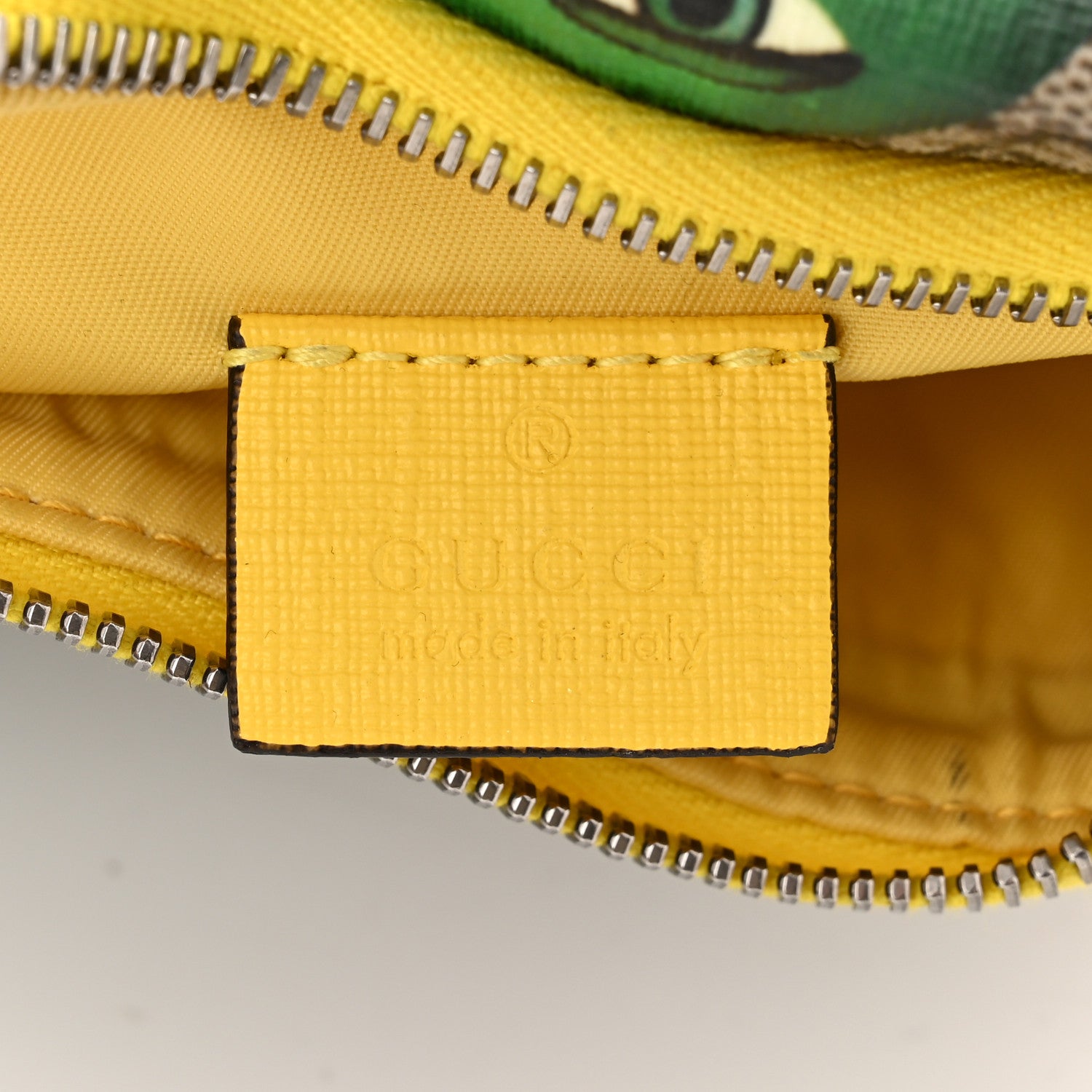 Gucci GG Supreme Monogram Smiling Plants Childrens Belt Bag Multicolor 6 of 11