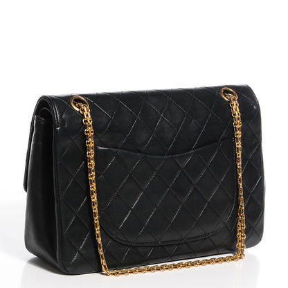 Chanel Lambskin Medium Mademoiselle Chain Double Flap Black 3 of 10