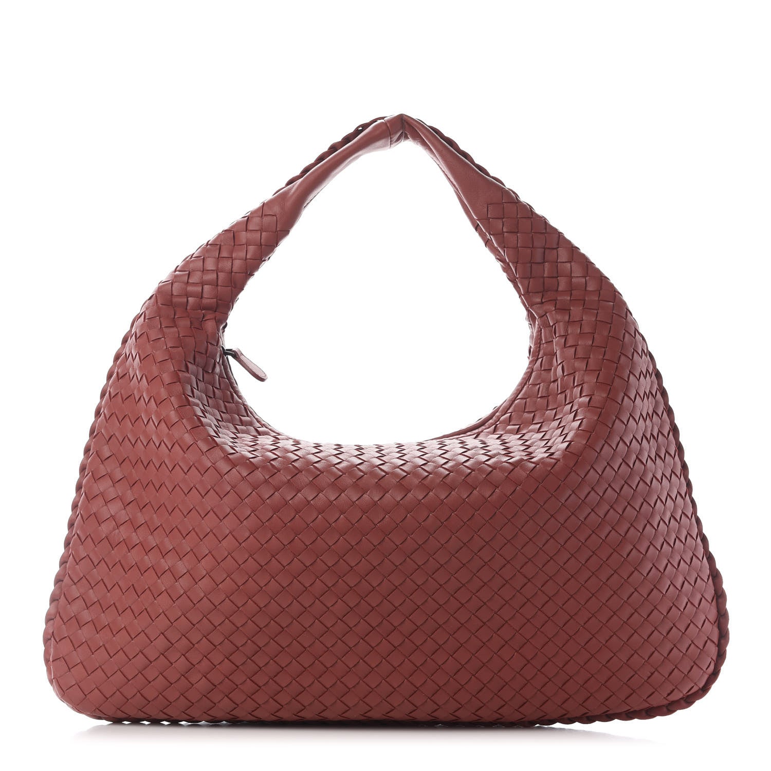 Bottega Veneta Nappa Intrecciato Large Veneta Hobo Brique 1 of 9