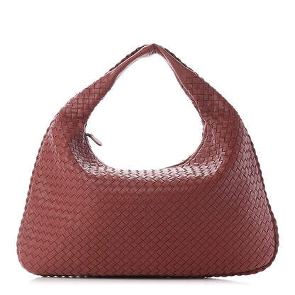 Bottega Veneta Nappa Intrecciato Large Veneta Hobo Brique 1 of 9
