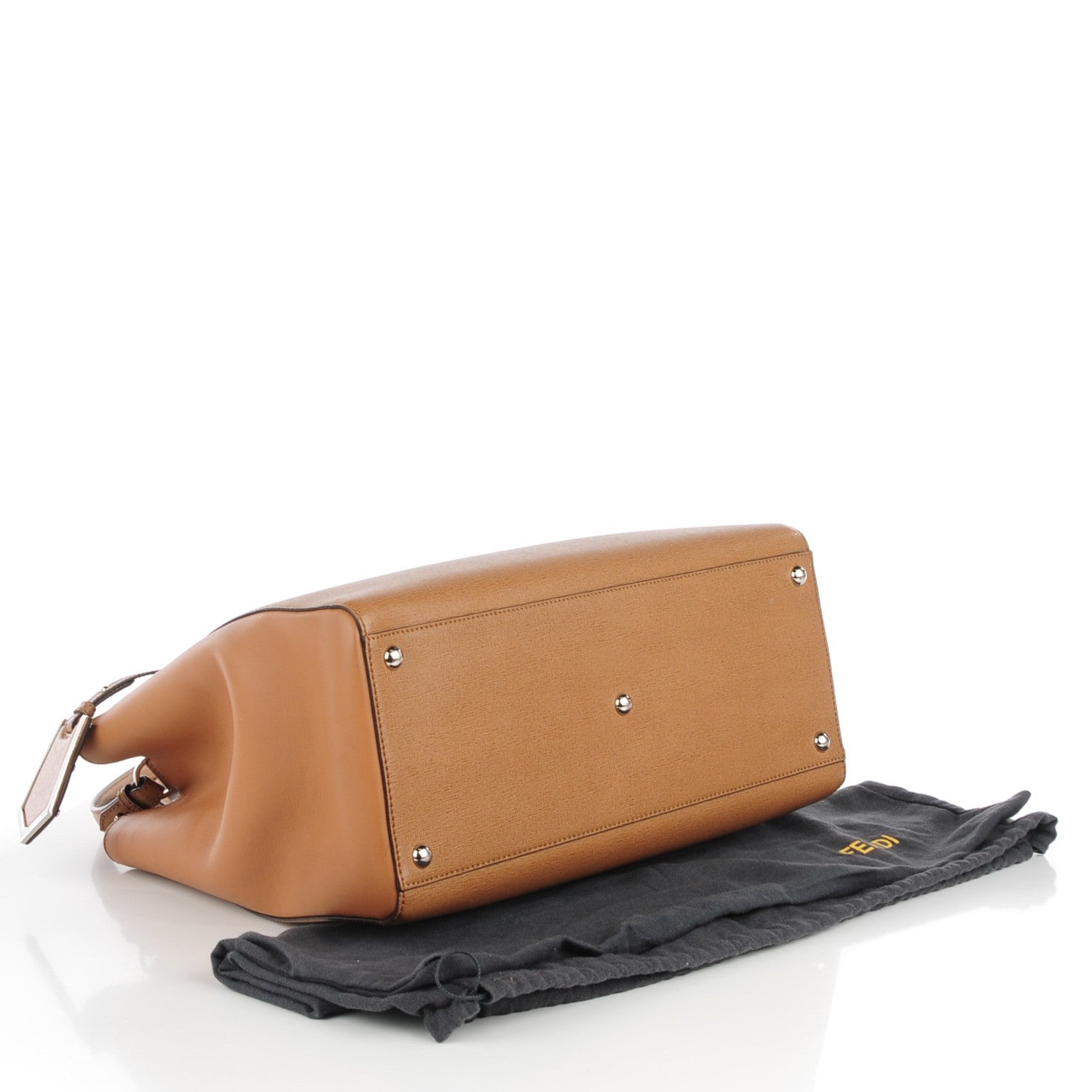 Fendi Vitello Elite Regular 2Jours Tote Orzo 4 of 7