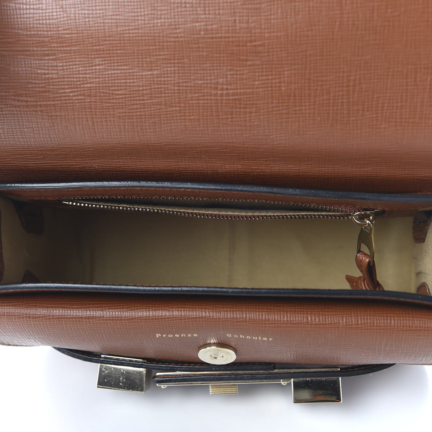 Linosa Calfskin PS11 Classic Shoulder Bag Nice Tan