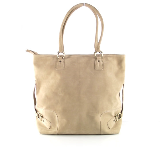 Leather Large Shopping Tote