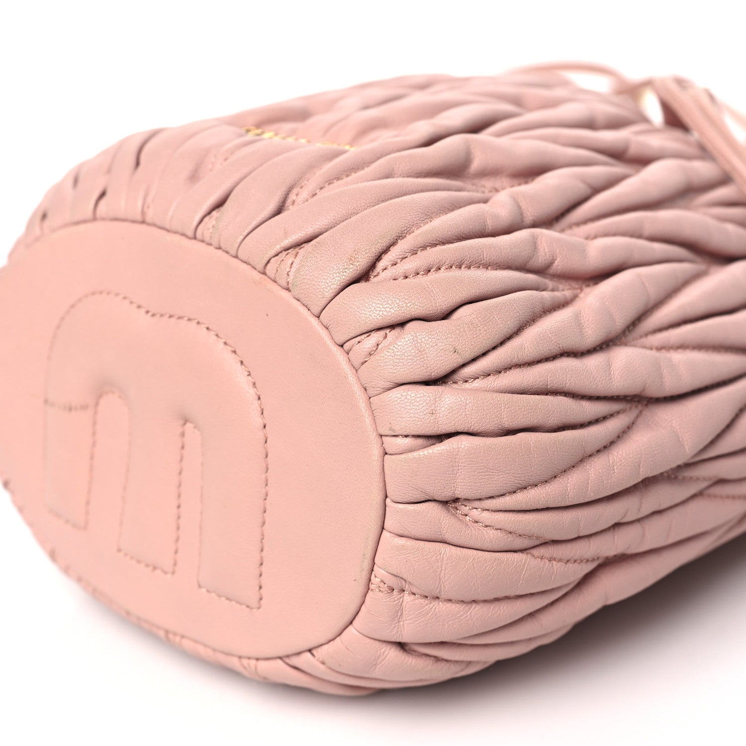 Miu Miu Nappa Matelasse Small Bucket Bag Orchidea 10 of 14