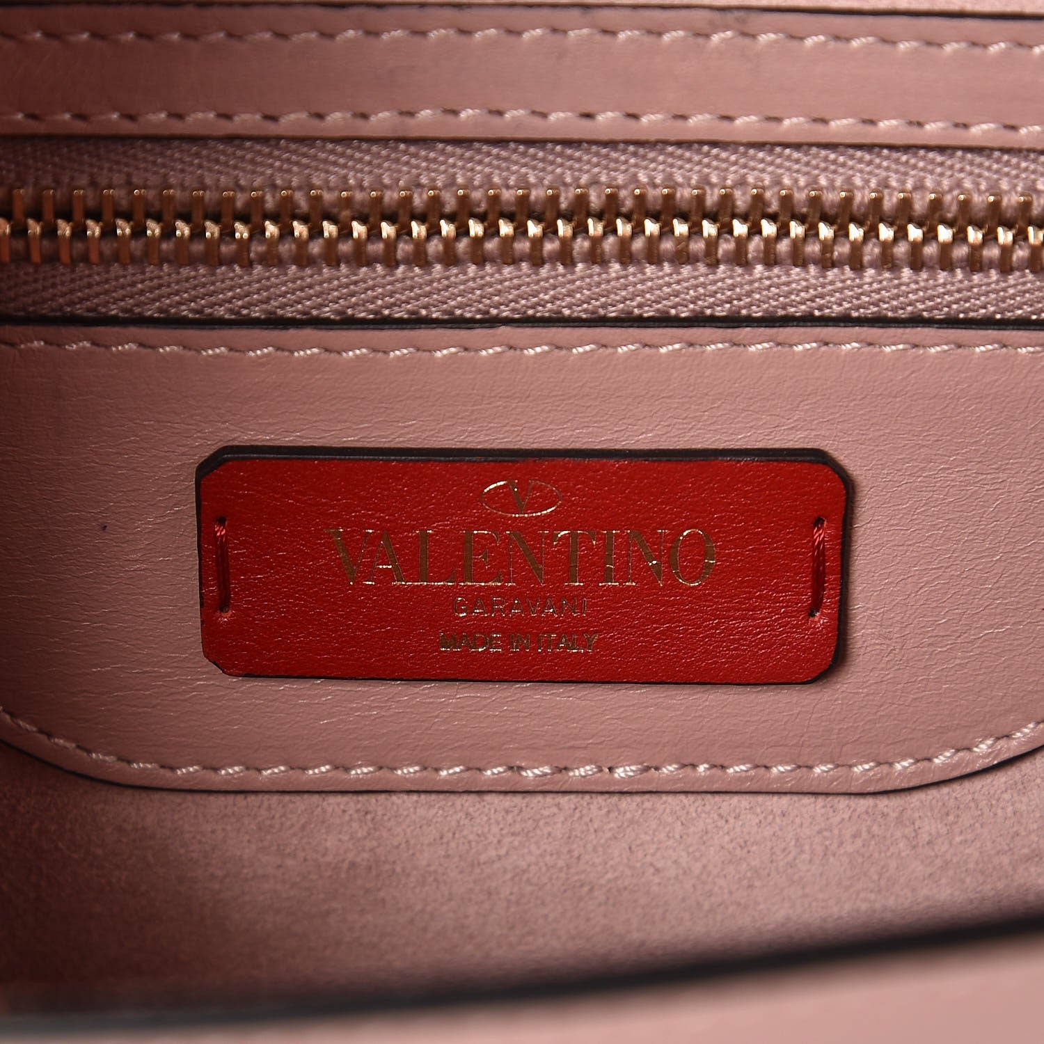 Valentino Garavani Vitello Groumette Small Rockstud Demilune Shoulder Bag Lipstick 6 of 11
