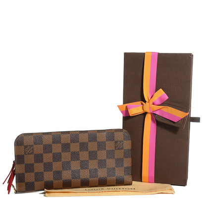 Louis Vuitton Damier Ebene Insolite Wallet Red 5 of 8