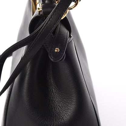 Fendi Nappa Mini Peekaboo Iconic Satchel Black 10 of 12
