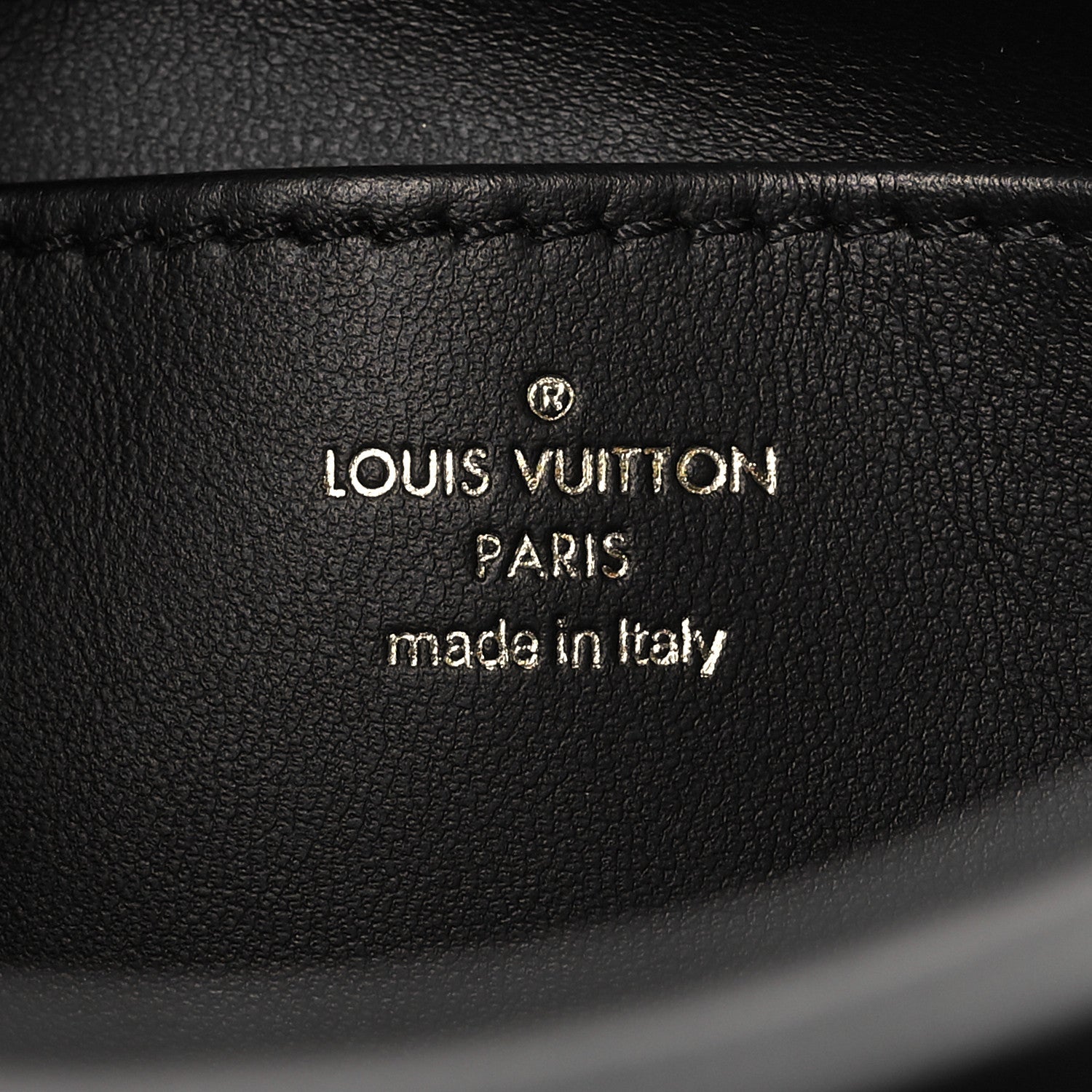 Louis Vuitton Lambskin Malletage Top Handle GO-14 MM Black 6 of 10