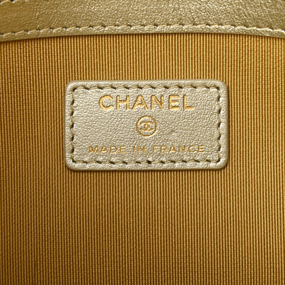 Chanel Metallic Goatskin Quilted Medium 2.55 Reissue Cosmetic Case Multicolor 6 of 7