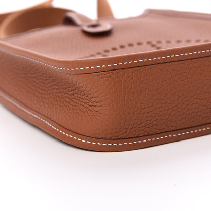 Hermes Taurillon Clemence Evelyne TPM Gold 8 of 10