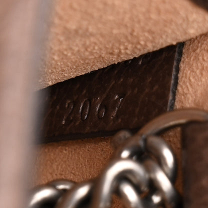 Gucci Monogram Jumbo GG Textured Dollar Calfskin Super Mini Dionysus Shoulder Bag Camel Ebony New Acero 7 of 10