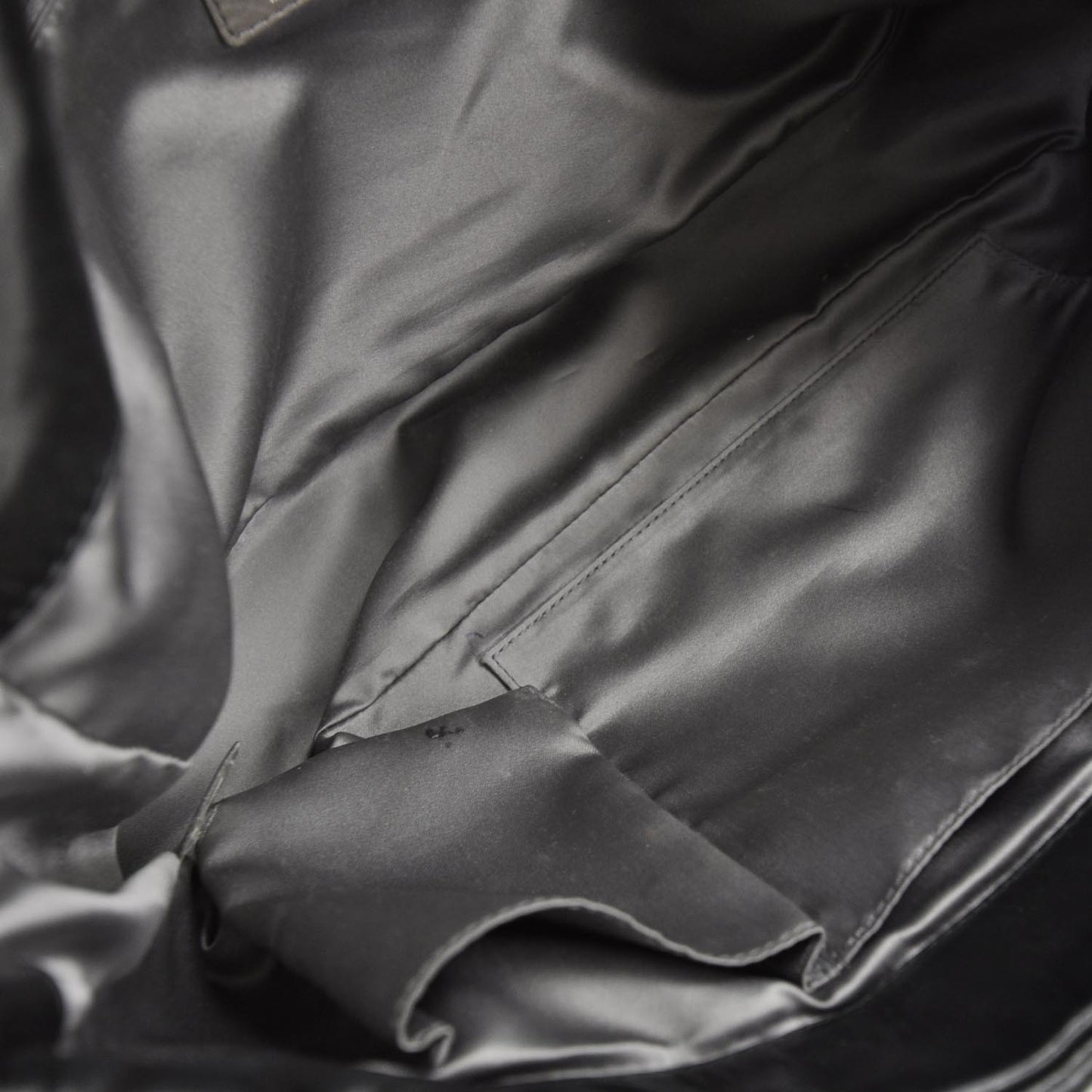 Lambskin Double Stitch Maxi Flap Black