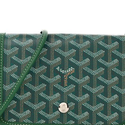 Goyard Goyardine Plumet Wallet Clutch Green 8 of 10