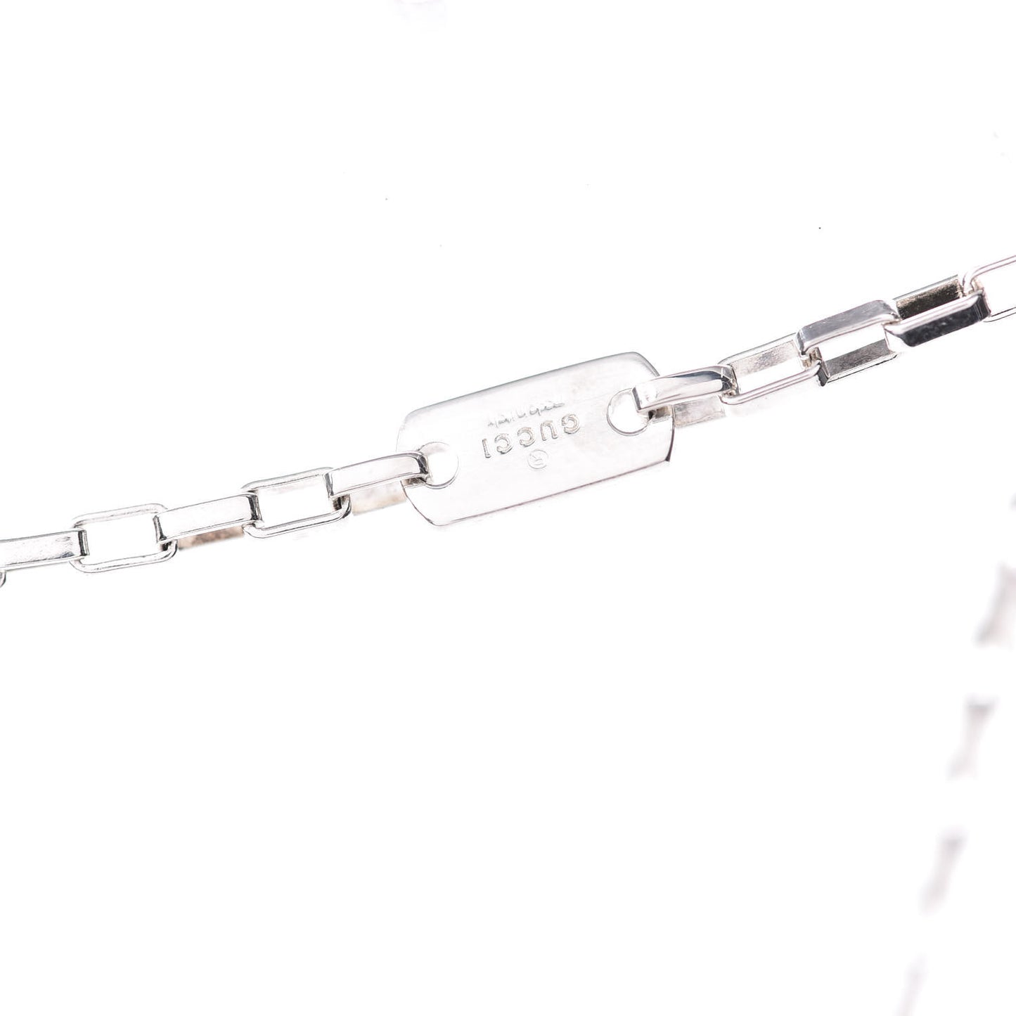 Sterling Silver Trademark Logo Circle Pendant Necklace
