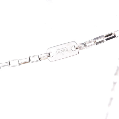 Gucci Sterling Silver Trademark Logo Circle Pendant Necklace 6 of 6