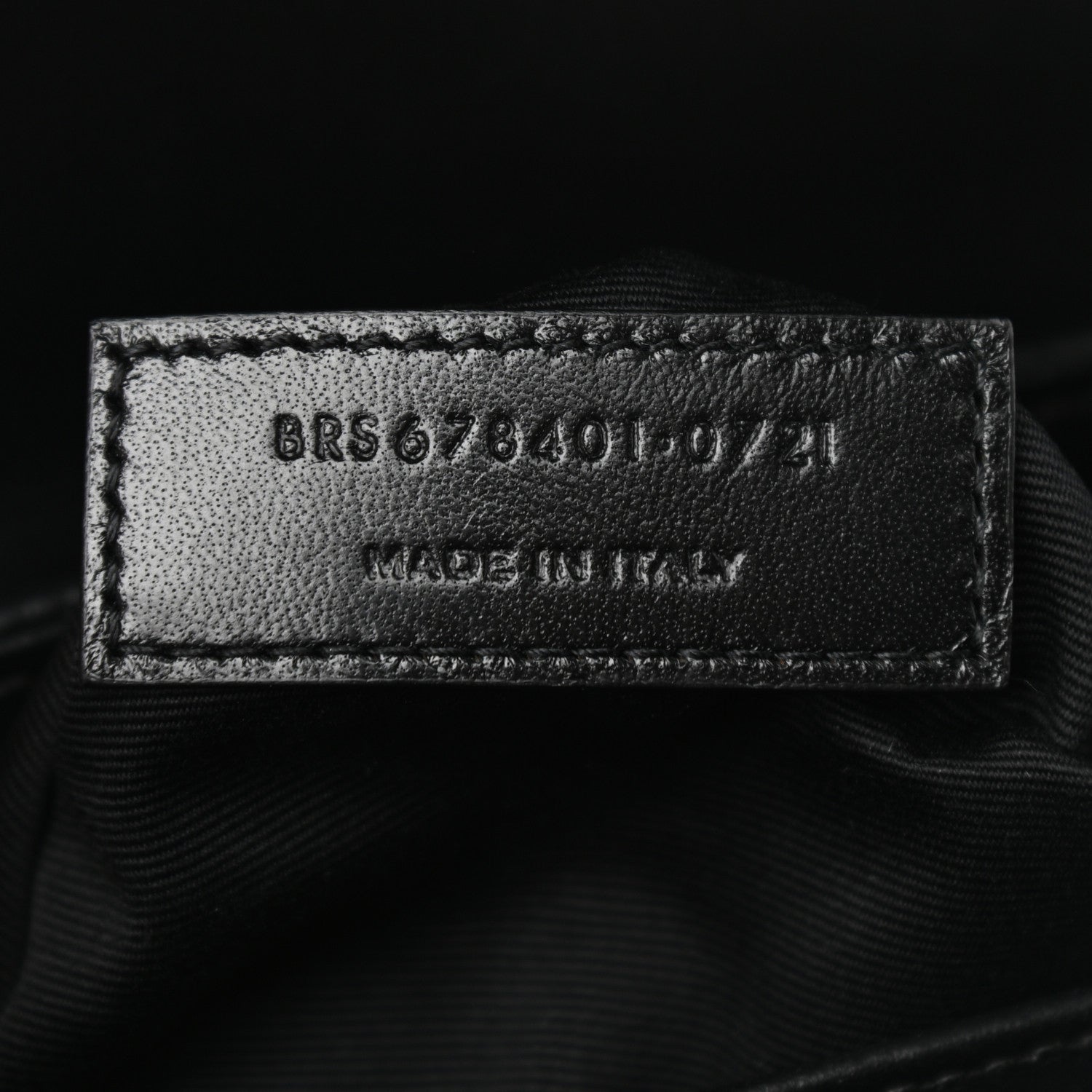 Saint Laurent Calfskin Y Quilted Monogram Toy Loulou Crossbody Bag Black 7 of 11