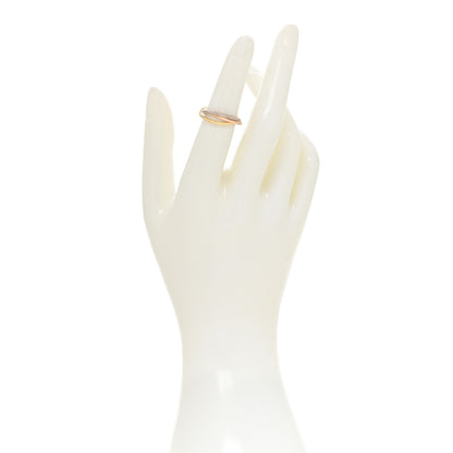 Cartier 18K Pink Yellow White Gold Extra Small Les Must De Cartier Trinity Ring 51 5.75 2 of 6