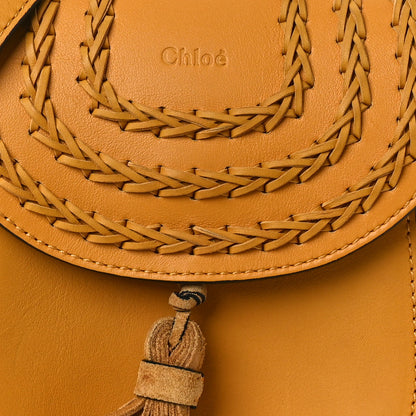 Chloe Calfskin Braided Mini Hudson Shoulder Bag Sunflower 7 of 9
