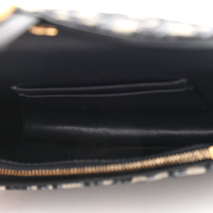 Christian Dior Oblique Saddle Belt Bag Blue 5 of 11