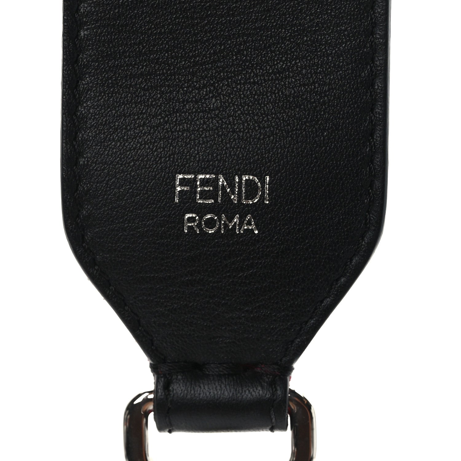 Fendi Velvet FF Mini Strap You Red 3 of 4