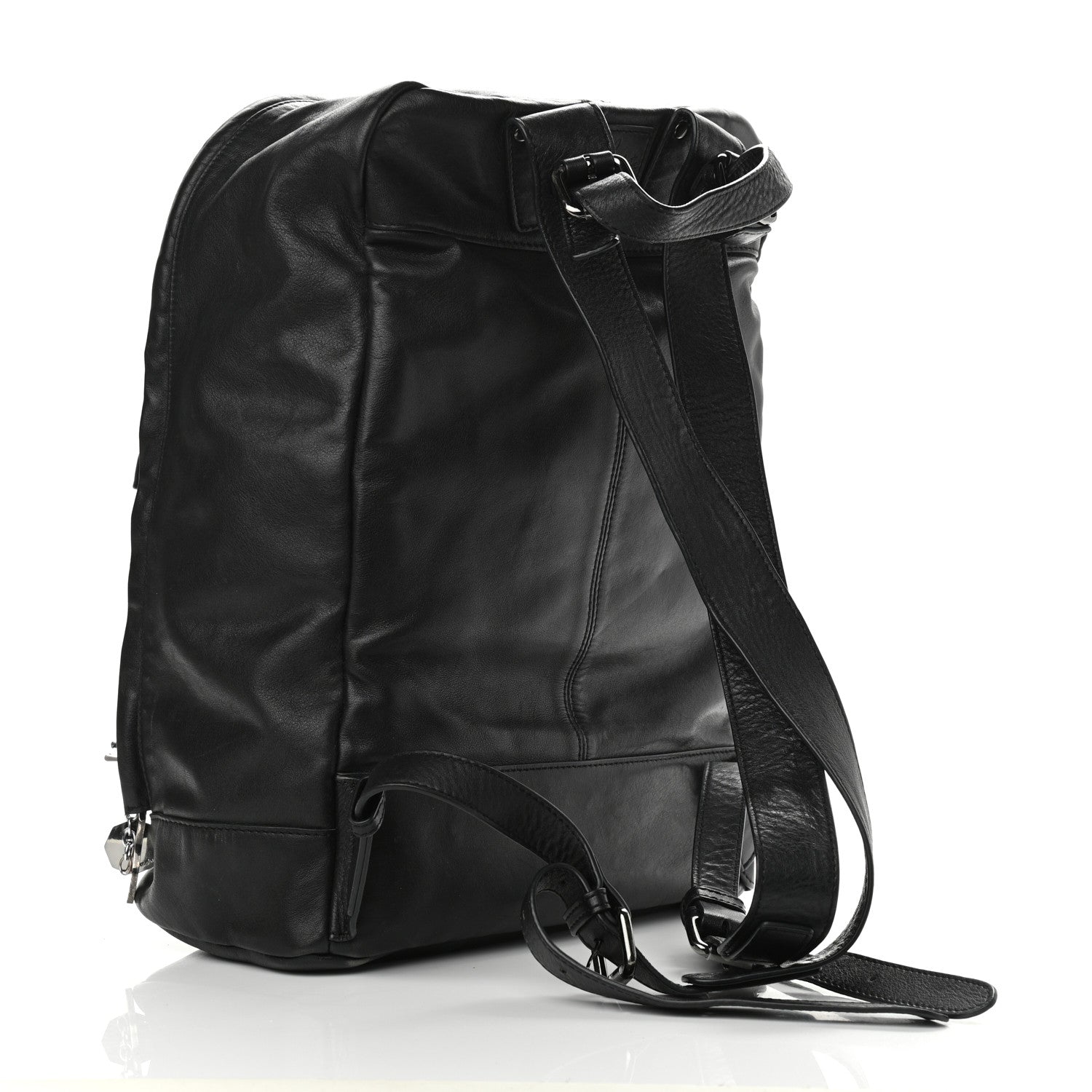 Christian Louboutin Calfskin Spiked Backpack Black 3 of 10