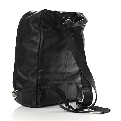 Christian Louboutin Calfskin Spiked Backpack Black 3 of 10