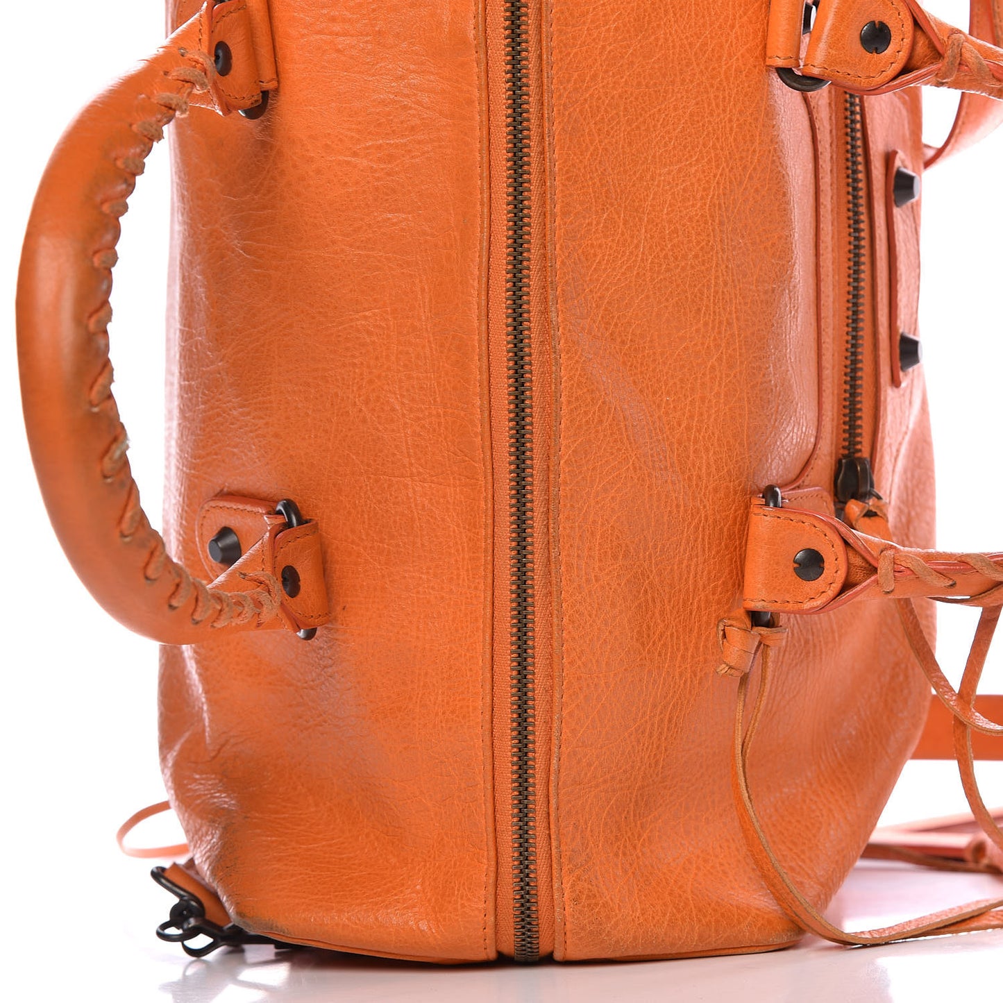 Agneau Classic Hardware Polly Tangerine