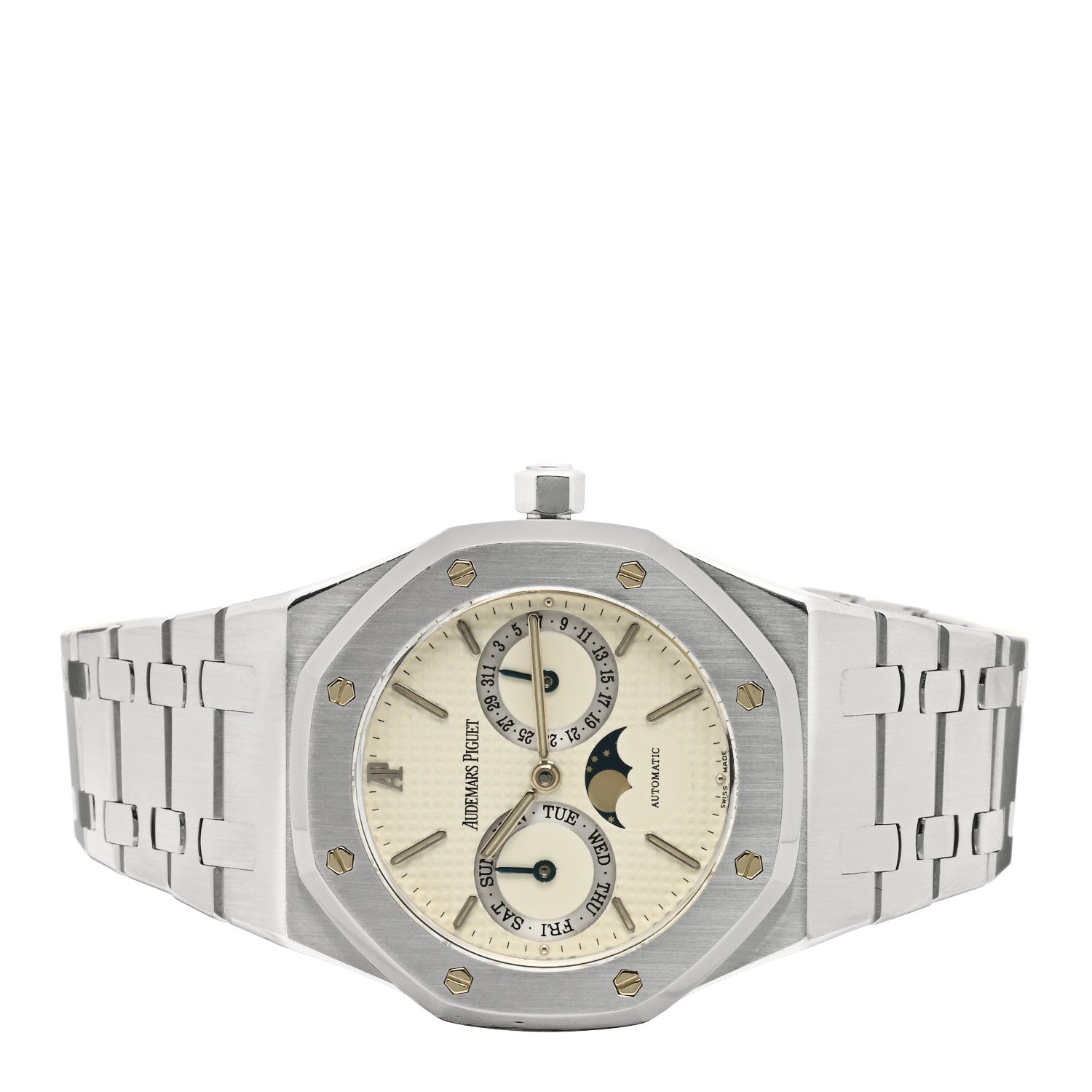 Audemars Piguet Stainless Steel 36mm Royal Oak Day-Date Moonphase Automatic Watch 25594.ST.OO.0789ST.05 2 of 5