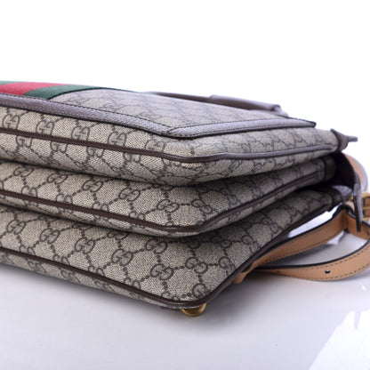 Gucci GG Supreme Monogram Web Ophidia Convertible Backpack Beige New Acero 8 of 9