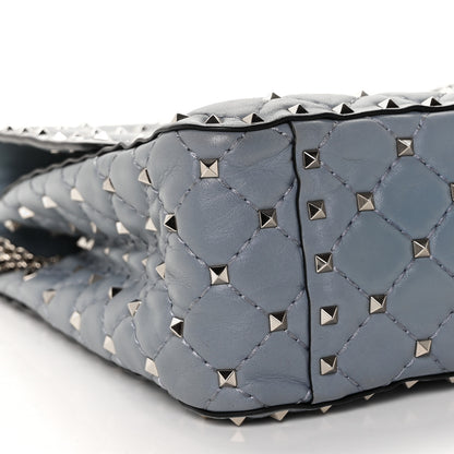 Valentino Garavani Nappa Large Rockstud Spike Shoulder Bag Light Stone 6 of 8