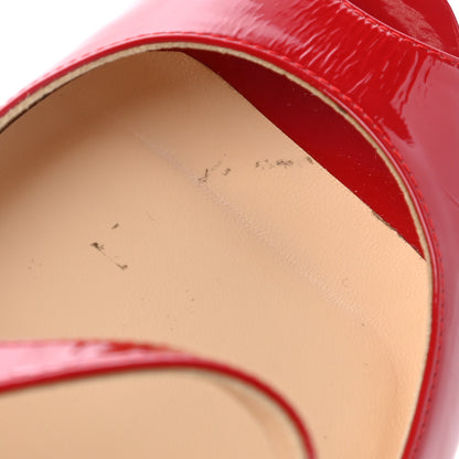 Christian Louboutin Patent Ioma Flat 39.5 Red Chic 8 of 8