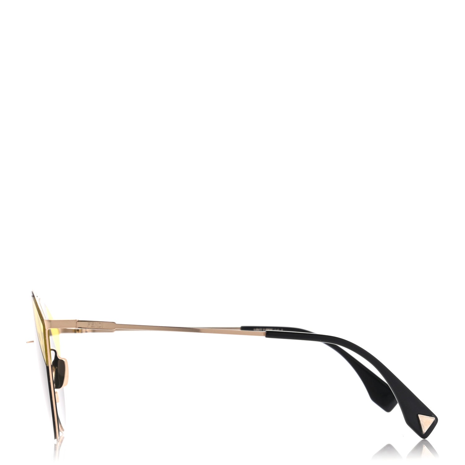 Fendi Cut-Eye Sunglasses FF 0341/S Gold Yellow 3 of 7