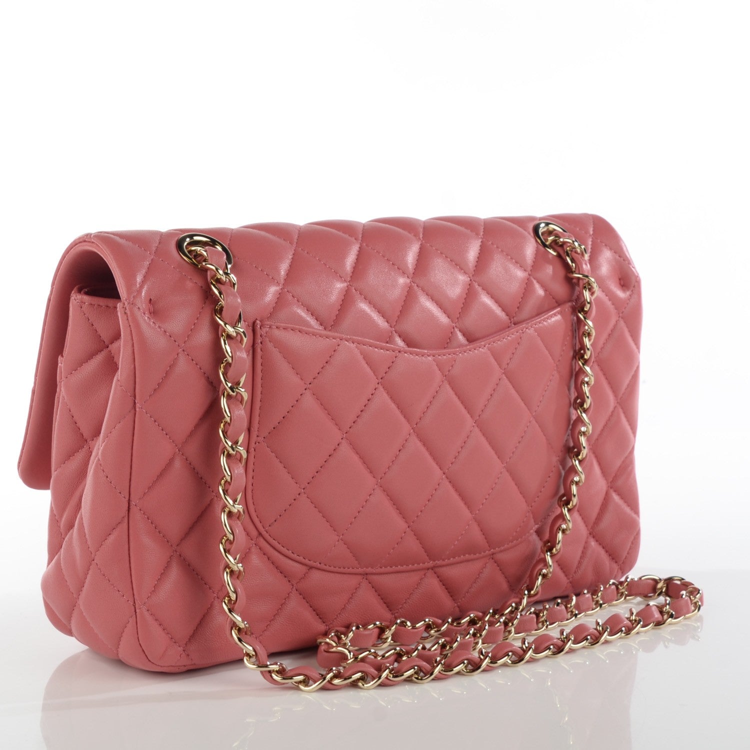 Chanel Lambskin Quilted Valentine Charms Medium Single Flap Pink 3 of 8
