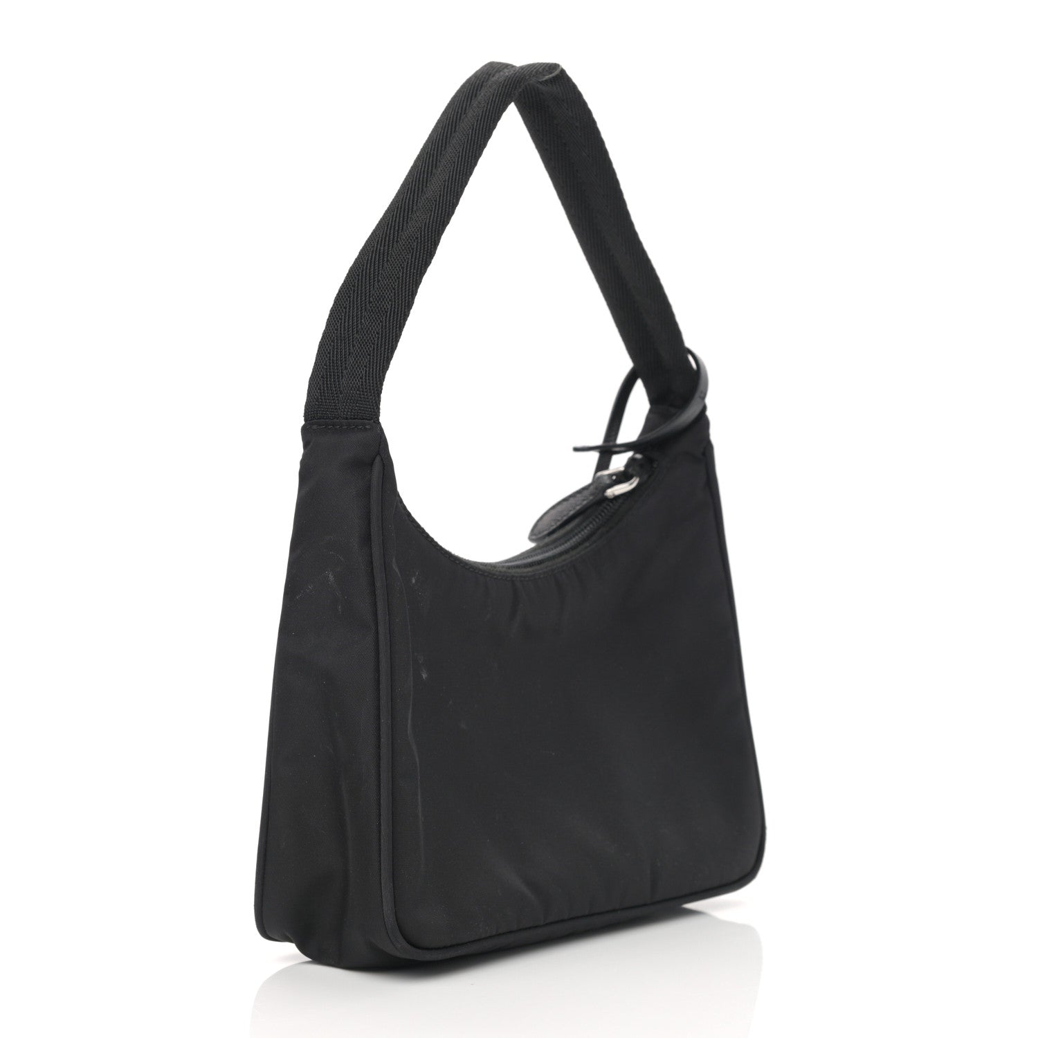 Prada Tessuto Nylon Mini Re-Edition 2000 Bag Black 3 of 13