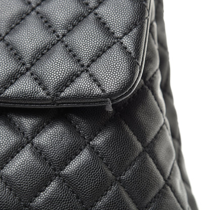 Chanel Caviar Quilted Large Coco Handle Flap Black 11 of 11