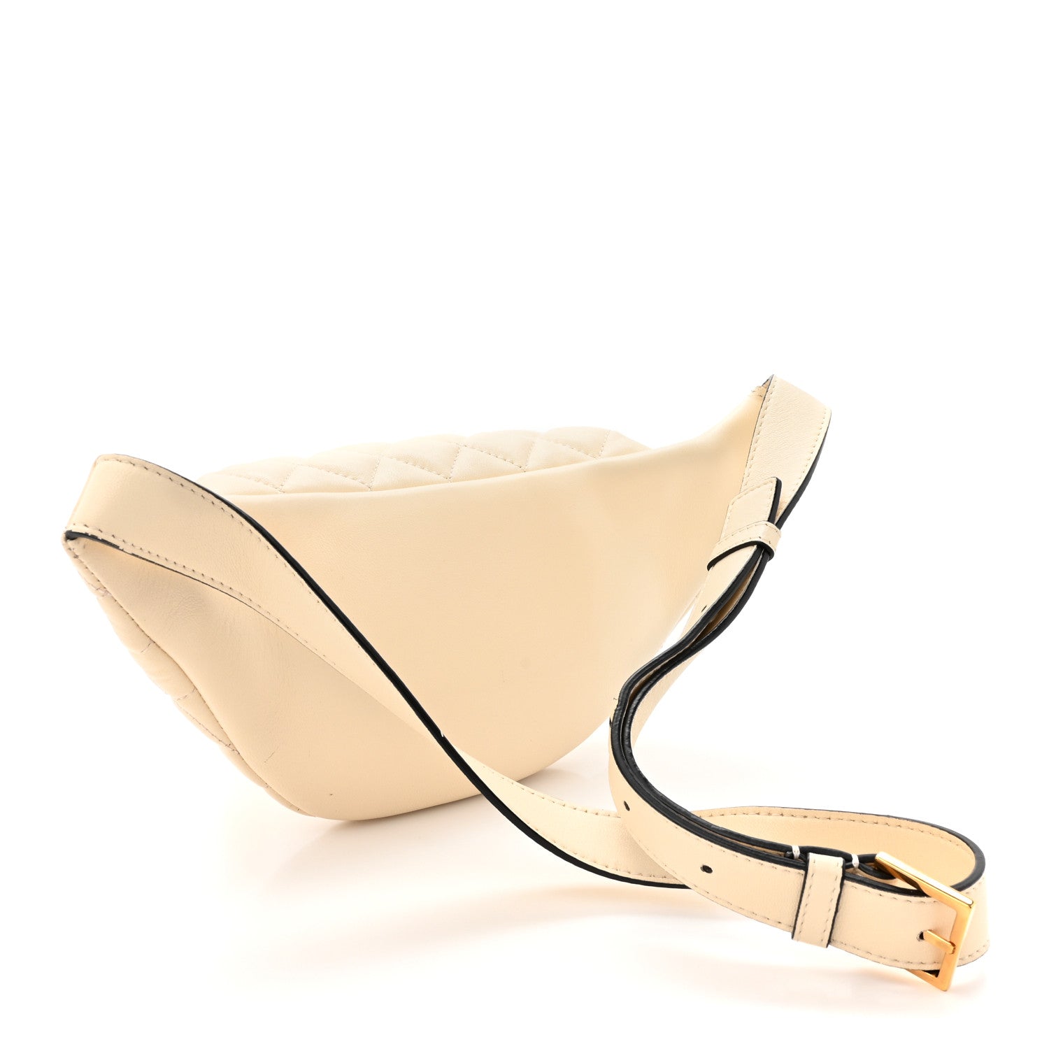 Versace Nappa Quilted Medusa Belt Bag White 3 of 9