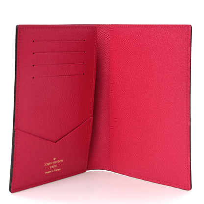 Louis Vuitton Monogram My LV Heritage Passport Cover Fuchsia White 5 of 9