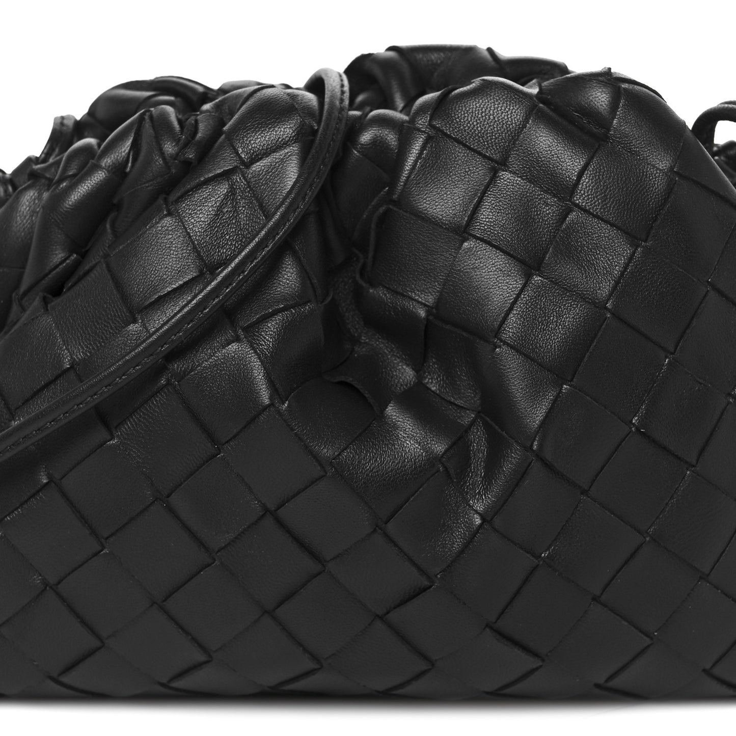 Nappa Intrecciato The Mini Pouch Black