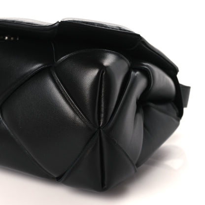 Bottega Veneta Nappa Intreccio Padded Top Handle Shoulder Bag Black 8 of 8