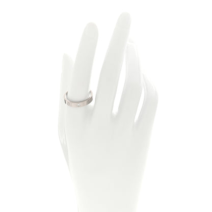 Cartier 18K White Gold Diamond 4mm LOVE Wedding Band Ring 59 8.75 2 of 4