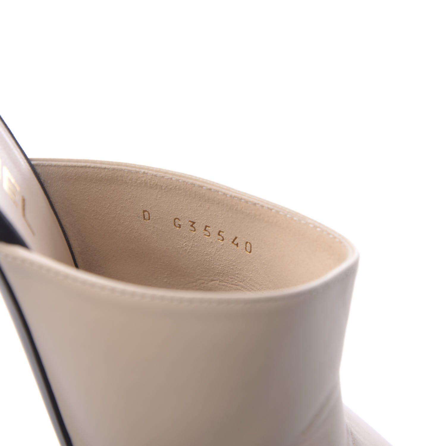 Chanel Lambskin Grosgrain Cap Toe Pearl Mule 38.5 Beige Black 9 of 11