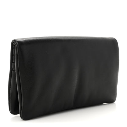 Saint Laurent Lambskin Large Calypso Bi-Fold Wallet Black 3 of 9