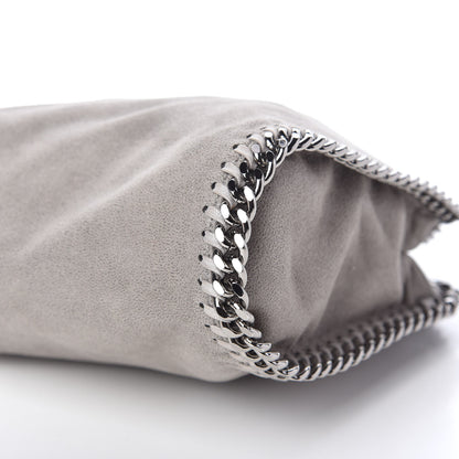 Stella McCartney Shaggy Deer Mini Falabella Fold Over Tote Light Grey 9 of 10