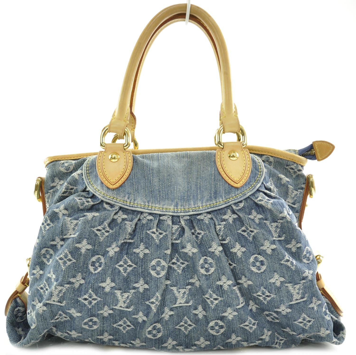 Louis Vuitton Denim Neo Cabby MM Blue 1 of 8
