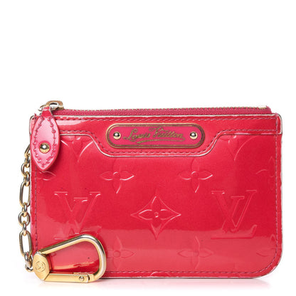 Louis Vuitton Vernis Key Pouch Rose Indien 1 of 14
